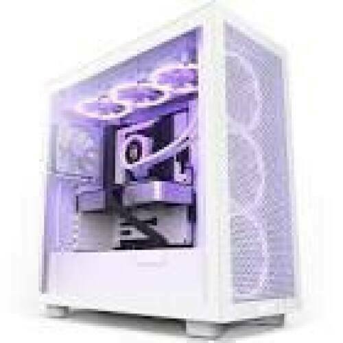 NZXT PC case H7 Flow RGB midi tower white