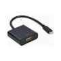 GEMBIRD USB Type-C to HDMI adapter cable 4K60Hz 15cm black
