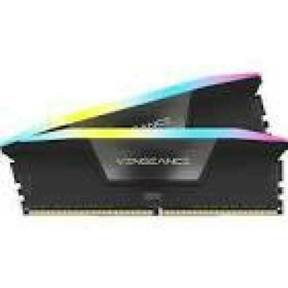 CORSAIR VENGEANCE RGB 32GB 2x16GB DDR5 5600MHz DIMM Unbuffered 40-40-40-77 XMP 3.0 Black Heatspreader RGB LED 1.25V