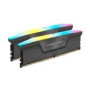 CORSAIR VENGEANCE RGB 32GB 2x16GB DDR5 6000MT/s DIMM Unbuffered 30-36-36-76 Std PMIC XMP 3.0 White Heatspreader RGB LED 1.4V