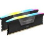 CORSAIR VENGEANCE RGB 32GB 2x16GB DDR5 6000MHz DIMM CL38-44-44-96 1.35V Std PMIC Intel XMP Memory Black