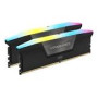 CORSAIR VENGEANCE RGB 32GB 2x16GB DDR5 6400MT/s DIMM Unbuffered 36-48-48-104 Std PMIC XMP 3.0 Black Heatspreader Black PCB 1.4V