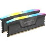 CORSAIR VENGEANCE RGB 32GB 2x16GB DDR5 6000MT/s DIMM Unbuffered 36-44-44-96 Std PMIC AMD EXPO Grey Heatspreader Black PCB 1.4V