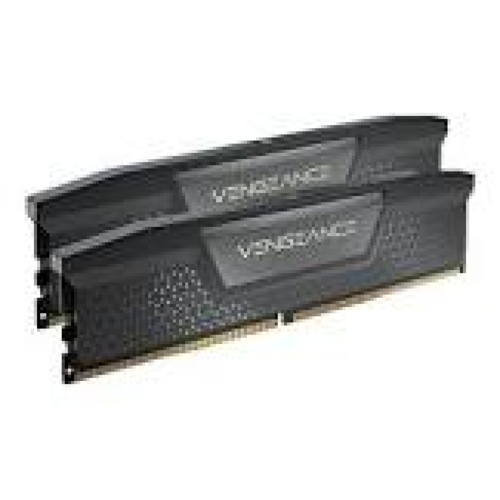 CORSAIR VENGEANCE 16GB 2x8GB DDR5 5200MT/s DIMM Unbuffered 40-40-40-77 1Gbx16 Std PMIC XMP 3.0 Black Heatspreader PCB 1.25V