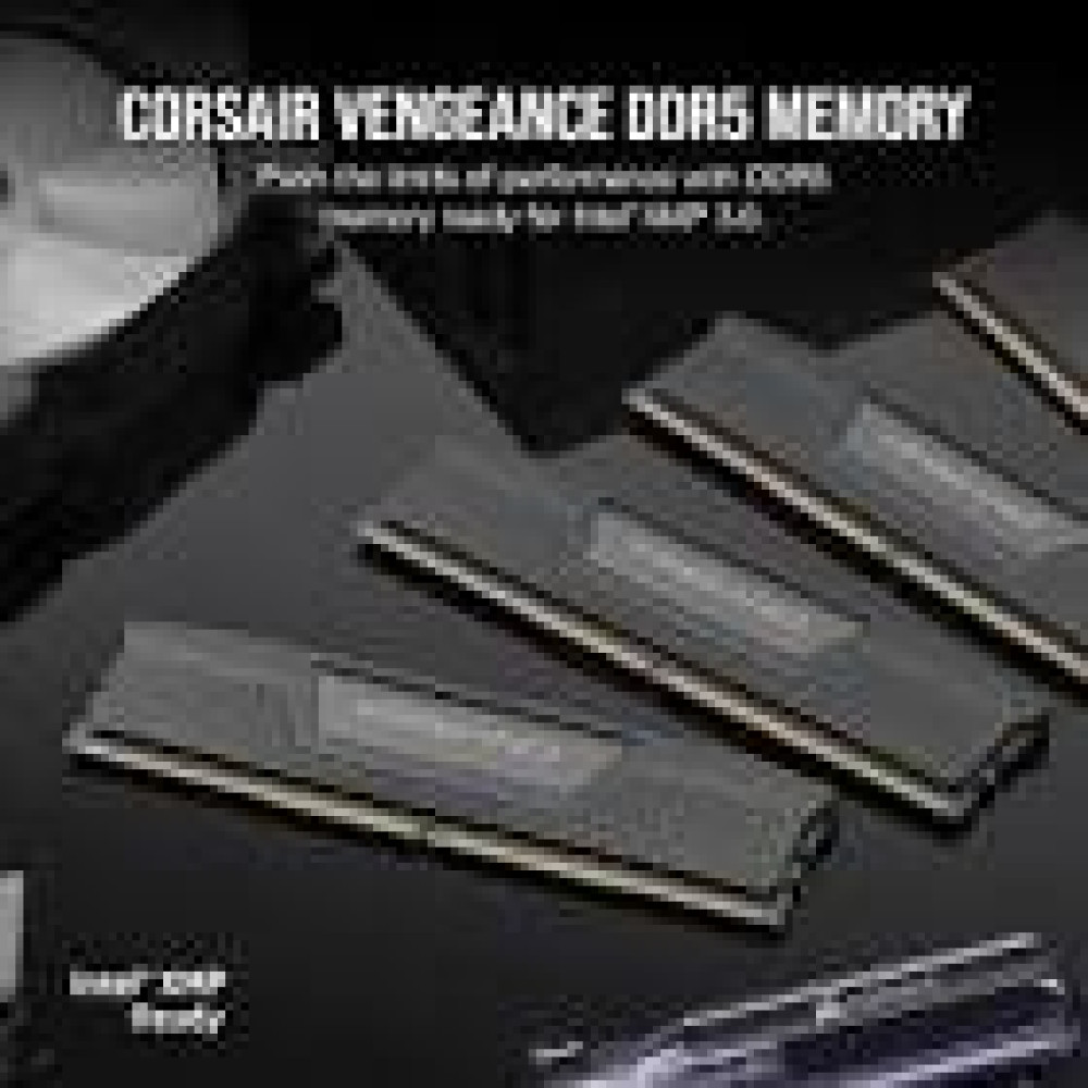 CORSAIR VENGEANCE DDR5 32GB 1x32GB DDR5 5600 CL40-40-40-77 1.25V Intel XMP - BLACK
