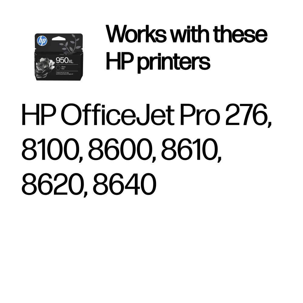 HP 950XL Black Officejet Ink Cartridge