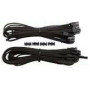 CORSAIR Premium Individually Sleeved PCIe cable Type 4 Generation 4 BLACK