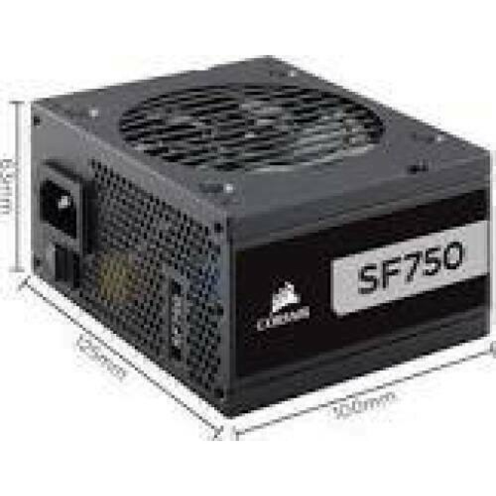 CORSAIR SF Series SF750 750 Watt SFX 80 PLUS Platinum Fully Modular Power Supply EU Version