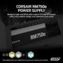 CORSAIR RMe Series RM750e 750 Watt ATX 3.1 PCIe 5.1 Cybenetics Gold Certified Fully Modular Power Supply