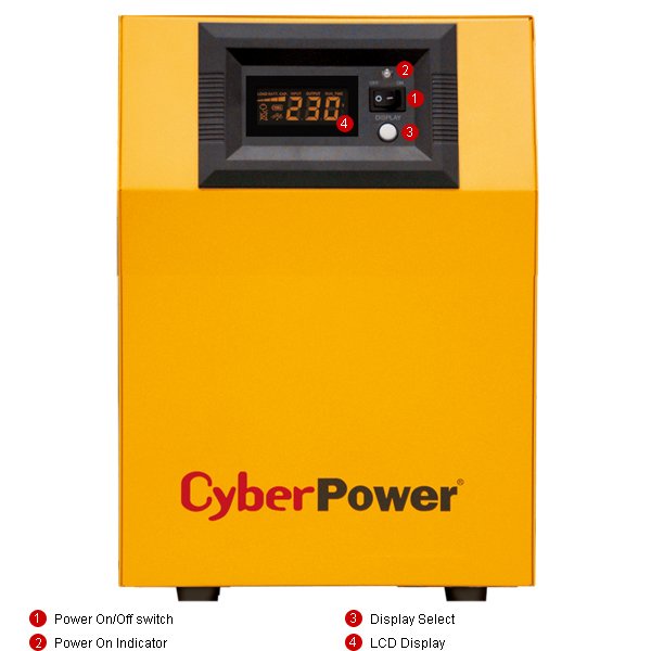 CYBERPOWER CPS1500PIE UPS DE 2 Schuko + 1 Terminal Block