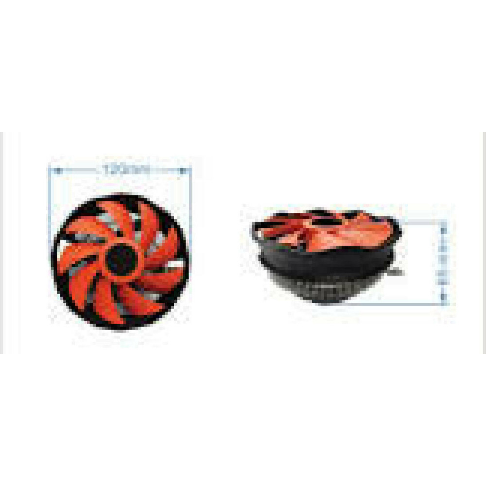 GEMBIRD CPU cooling fan Huracan X30 12cm 45W 4 pin