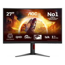 AOC CQ27G4Z2 27inch 16:9 Fast VA 260Hz OC Native 240Hz 2560x1440 HAS 130mm HDMI x 2x 2.0 DP x 1x 1.4