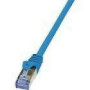 LOGILINK CQ3096S LOGILINK - Patch Cable Cat.6A 10G S/FTP PIMF PrimeLine blue 10m