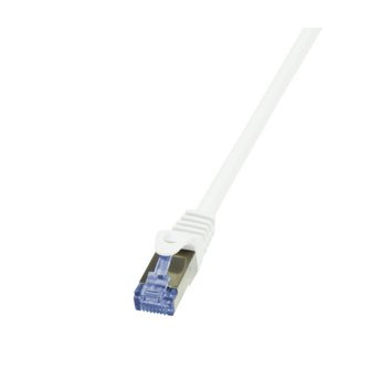 LOGILINK CQ4101S Cat.6A Patch cable made from Cat.7 raw cable white 15m