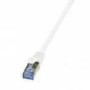LOGILINK CQ4101S Cat.6A Patch cable made from Cat.7 raw cable white 15m