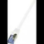 LOGILINK CQ4101S Cat.6A Patch cable made from Cat.7 raw cable white 15m