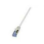 LOGILINK CQ4111S - Cat.6A Patch cable made from Cat.7 raw cable white 20m