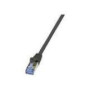 LOGILINK CQ4123S Cat.6A Patch cable made from Cat.7 raw cable black 30m
