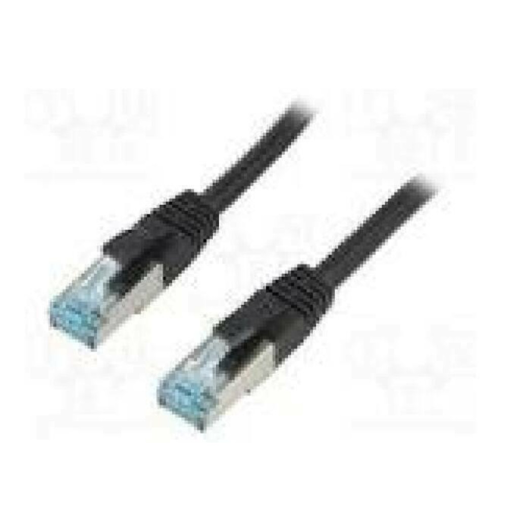 LOGILINK CQ6095S Patchcable PUR Cat.6A S/FTP black 10m