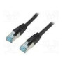 LOGILINK CQ6095S Patchcable PUR Cat.6A S/FTP black 10m