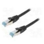 LOGILINK CQ6145S Patchcable PUR Cat.6A S/FTP black 50m