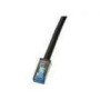 LOGILINK CQ7093S LOGILINK - Outdoor patch cable CAT.6A S/FTP PVC+PE, black, 10m