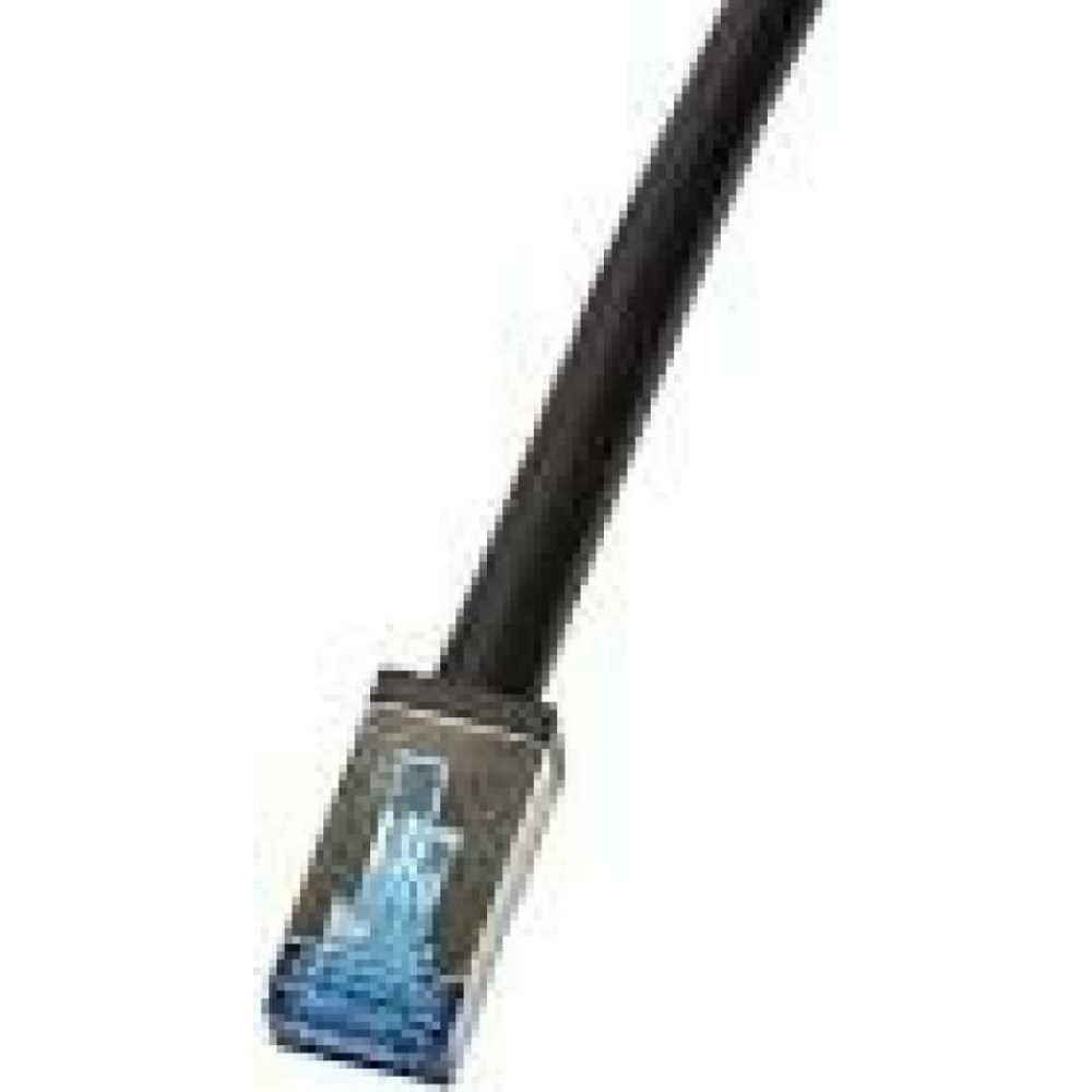 LOGILINK CQ7103S LOGILINK - Outdoor patch cable CAT.6A S/FTP PVC+PE, black, 15m
