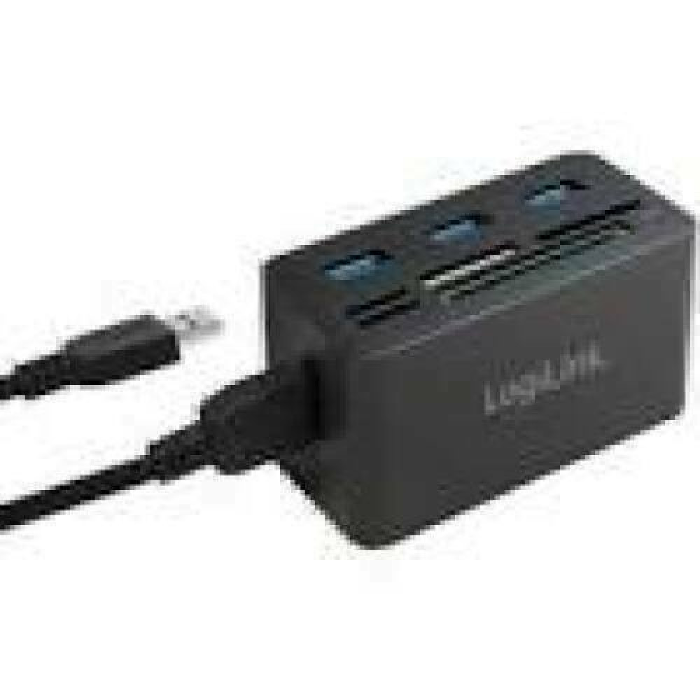 LOGILINK CR0042 - USB 3.0 Hub with All-in-One Card Reader