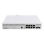 MIKROTIK CSS610-8P-2S+IN Network Switch Managed Gigabit Ethernet 10/100/1000 Support PoE White