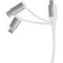 LOGILINK CU0126 - USB to Micro USB sync- and charging cable with Lightning