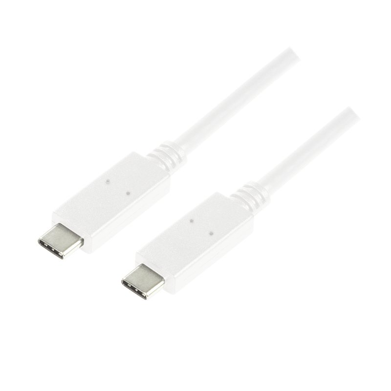 LOGILINK CU0130 - USB-C 3.1 Gen2 connection cable 0.5m white