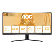 AOC CU34B3E 34inch Curved 21:9 VA 120Hz 3440x1440 HDMI 2.0 DP 1.4