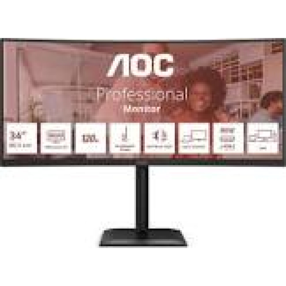 AOC CU34E4CV 34inch UWQHD VA 120Hz 21:9 2xHDMI 2.0 DP 1.4 USB-C