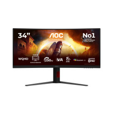 AOC Gaming CU34G4ZCA 34inch 3440x1440 21:9 Fast VA 250Hz HDMI x 2x 2.1 DP x 1x 1.4 1x USB-C
