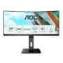 AOC CU34P2A 34inch VA Curved 3440x1440 H/A 150MM 100hz FreeSync Premium ULTRAWIDE USB HUB SPEAKERS DPx1 HDMIx2 VESA 100x100 PRO LINE