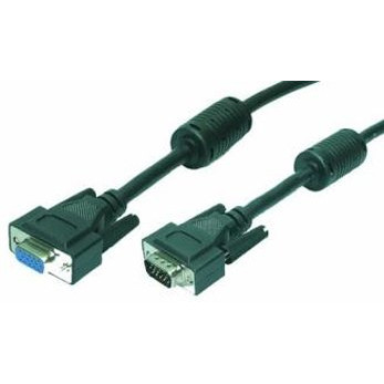 LOGILINK CV0006 -VGA extension cable male female black 5 meter
