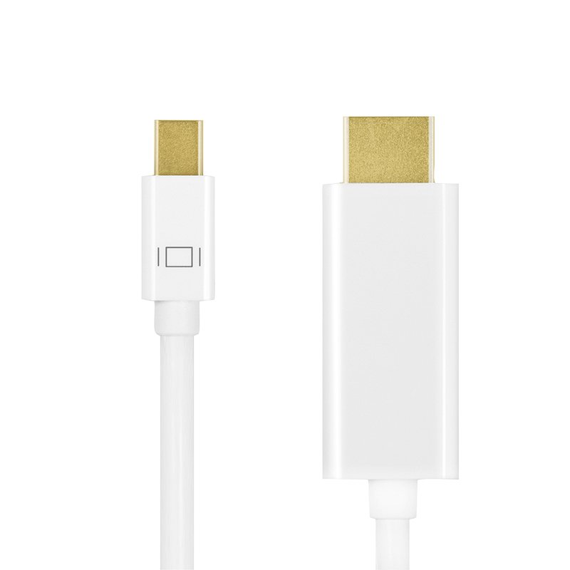 LOGILINK CV0124 - Mini DisplayPort to HDMI 4K white 3m