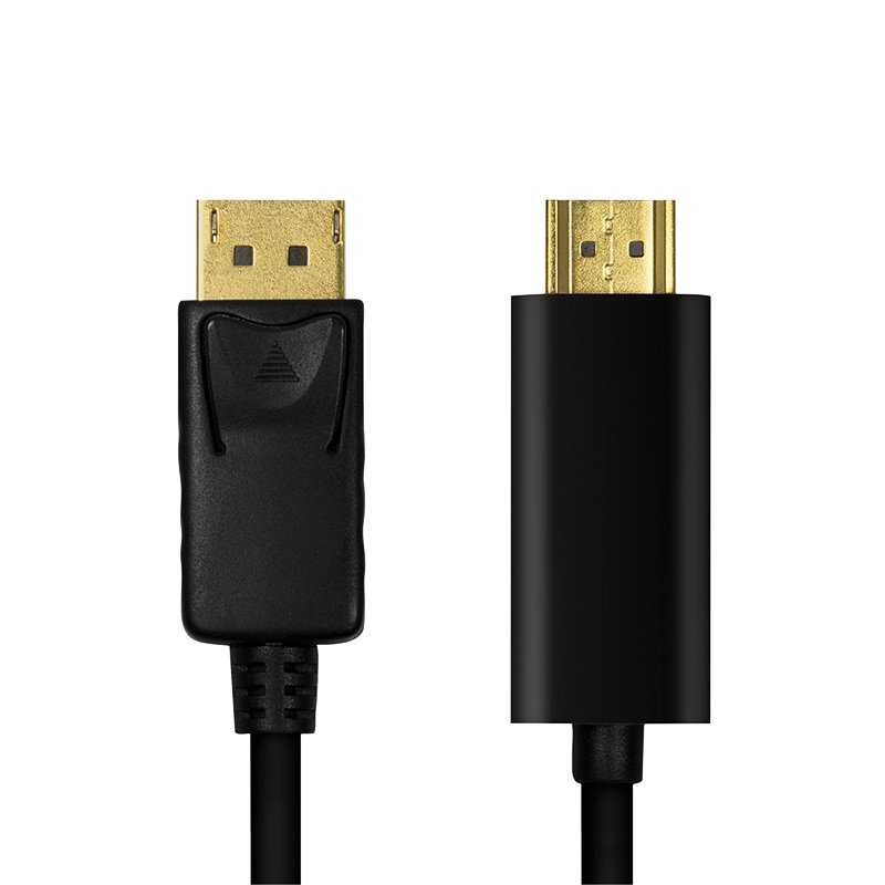 LOGILINK CV0128 - DisplayPort cable DP 1.2 to HDMI 1.4 black 3m