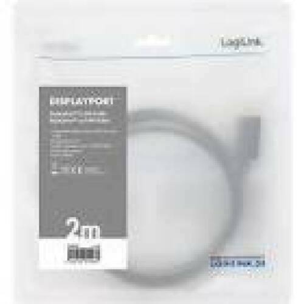 LOGILINK CV0131 - DisplayPort to DVI cable black 2m