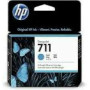 HP 711 original Ink cartridge CZ130A cyan standard capacity 29ml 1-pack