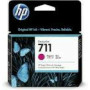 HP 711 original Ink cartridge CZ131A magenta standard capacity 29ml 1-pack