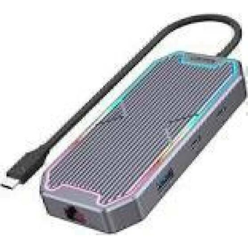 UNITEK HUB USB-C HDMI 2.0 RJ45 3.5mm PD 100W 10Gbps D1029A