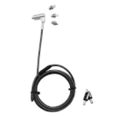DICOTA Universal Security Cable Lock 3 Exchangeable heads fits all slots keyed