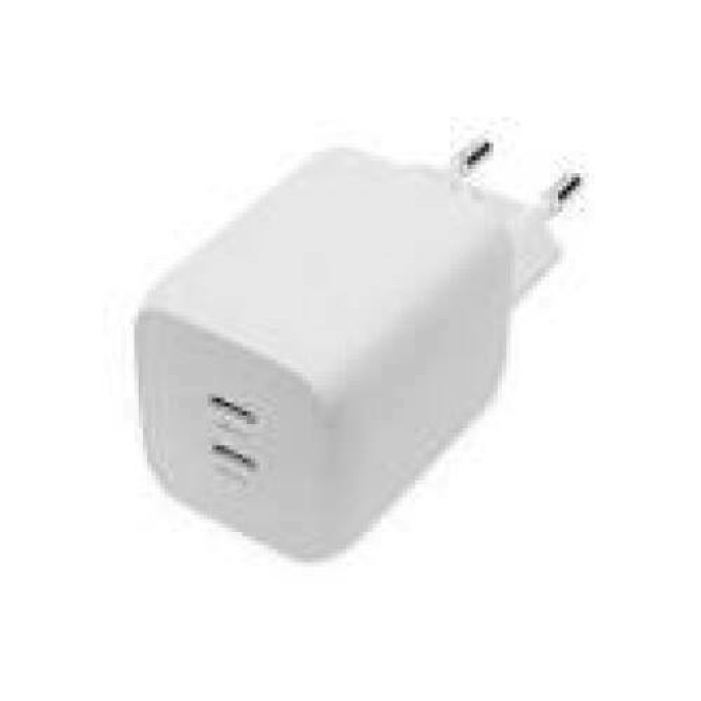 DIGITUS USB-C Mini charger 2-Port 65W 2x USB-C 45W+20W white