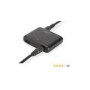 DIGITUS Universal Car Notebook Charger 90W Ultra small size USB port 5V/2.4A 11x tips