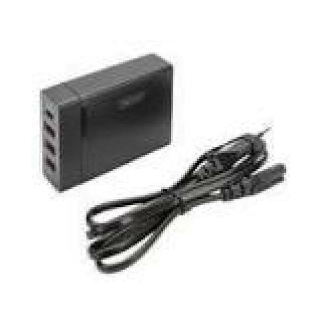 DIGITUS 4-Port USB Charger 72W 1x USB-C PD 5 9 15 20V/3A 3x USB-A 5V/2.4A black