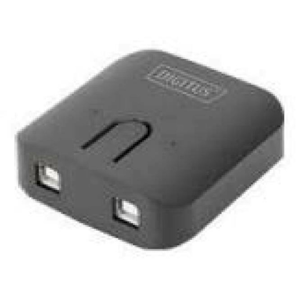 DIGITUS USB 2.0 Sharing Switch Button Control no power adapter