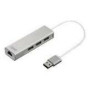 DIGITUS USB3.0 3-Port HUB GLAN Adapter 3xUSB A/F 1xUSB A/M 1xRJ45 LAN