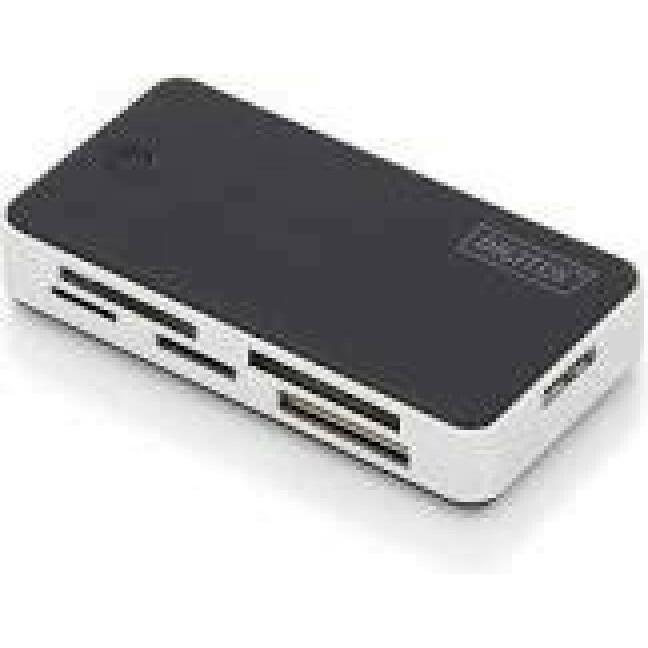 DIGITUS USB 3.0 Card Reader Support MS/SD/SDHC/MiniSD/M2/CF/MD/SDXC cards 1M USB A connection cable