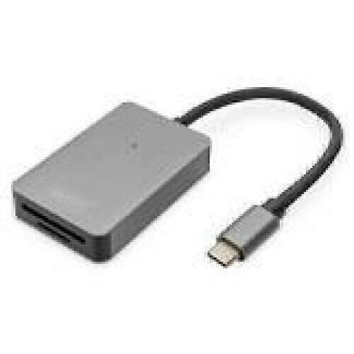 DIGITUS USB-C Card Reader 2 Port UHS-II SD4.0 TF4.0 300Mb/s